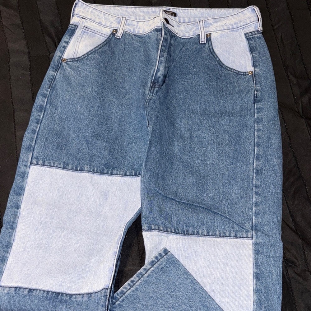 Rue21 Light and Dark Blue Denim Jeans